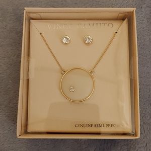 Vince Camuto Necklace and Earring Set